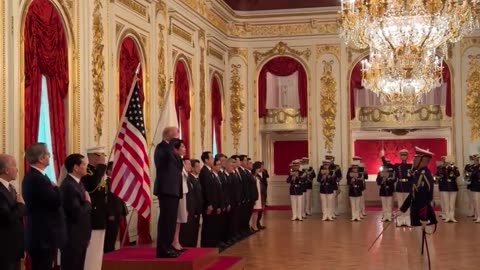 🔥BEAUTIFUL!! What a WELCOME the Japanese gave President Trump at the Akasaka Palace