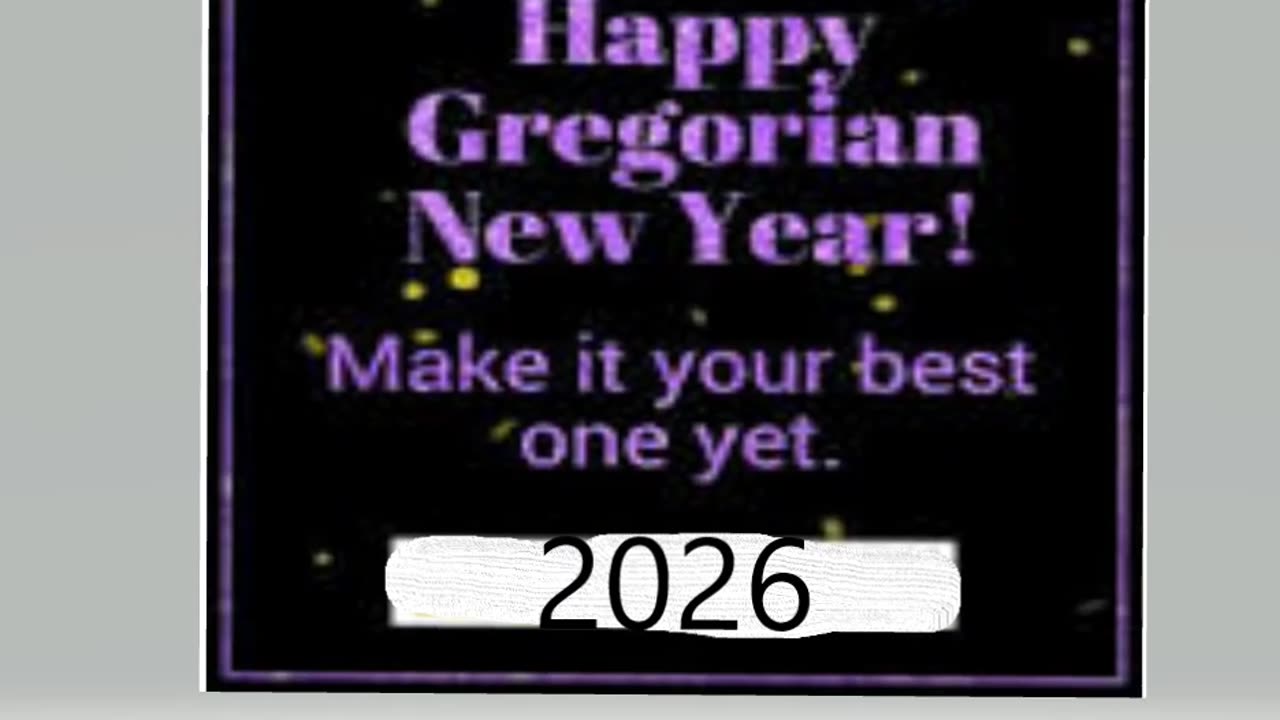 WISHING ALL A HAPPY GREGORIAN NEW YEAR!!!