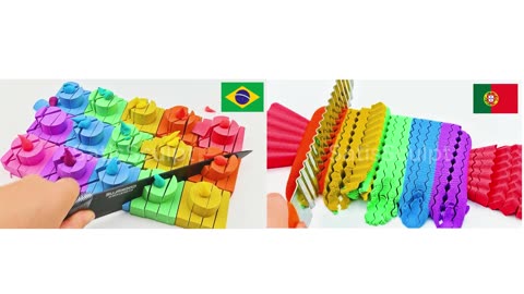 Symmetry of Nations 🇧🇷🇵🇹 — Pure 4K Visual ASMR • Dual Tranquility • Konst i Rörelse