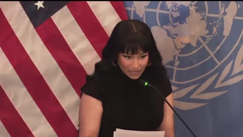Nicki Minaj speaks on violence against Christians in Nigeria 🇳🇬 at the United Nations