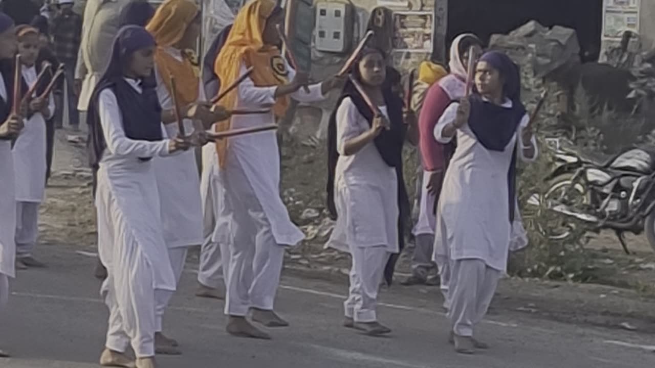 Indian culture guru gobind Singh g Nagar Kirtan