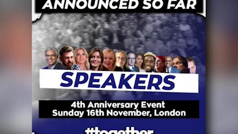 "Concerned about the rise of the WHO over national government policy? then join me this Sunday"