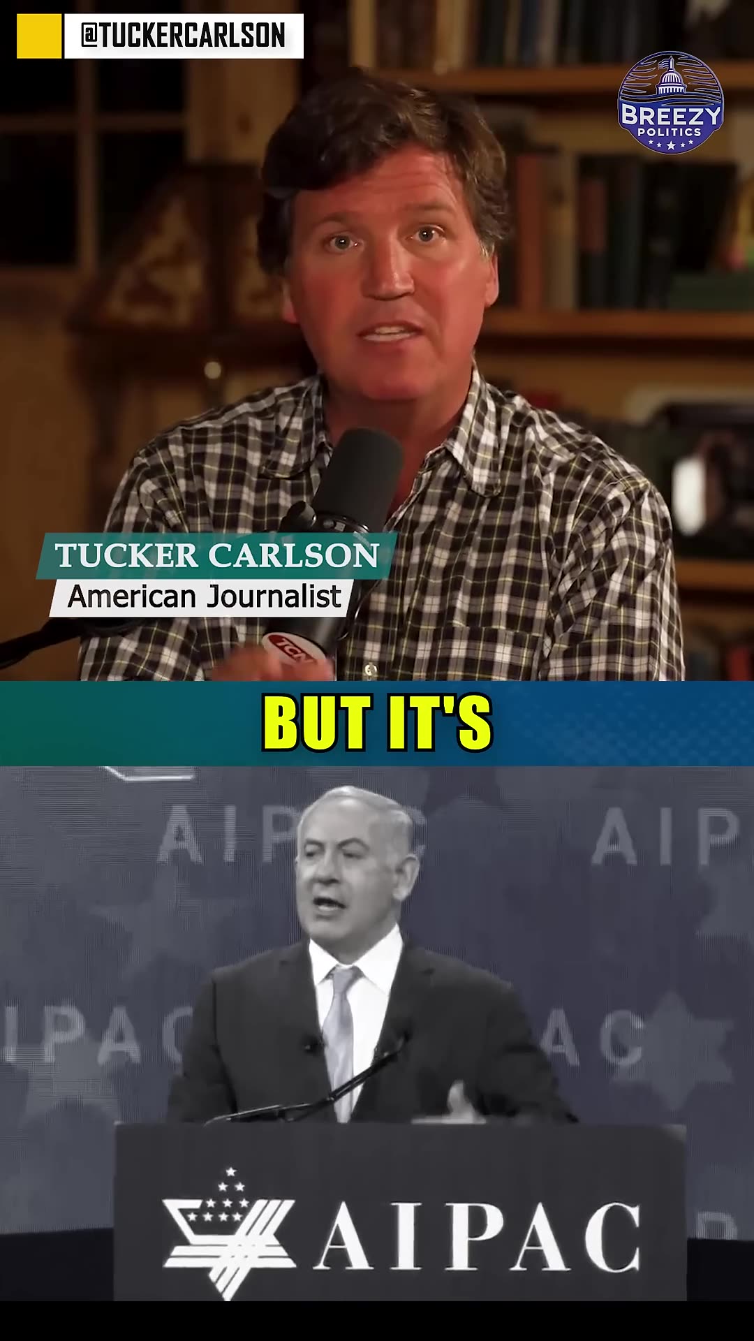 Tucker Carlson Calls Out AIPAC