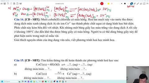 VIDEO CHỮA BÀI TẬP DẠNG 3 TÍNH CHẤT HÓA HỌC, ỨNG DỤNG CỦA PHỨC CHẤT Video