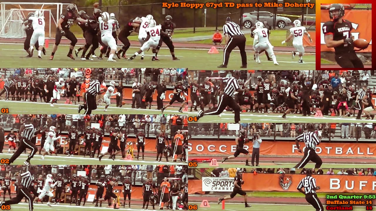 Prototype 386: Buffalo State's Kyle Hoppy 67yd TD pass to Mike Doherty vs Cortland