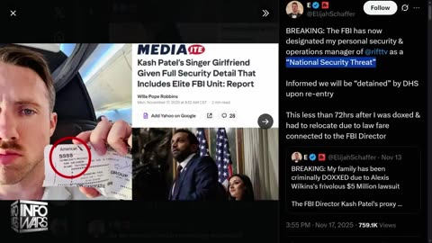 EXCLUSIVE: TSA Issues Statement to Breanna Morello Claiming that the Boarding Pass of Elijah Schaffer's Operations Manager was Flagged as Part of Randomized, Non-Targeted Security Screening