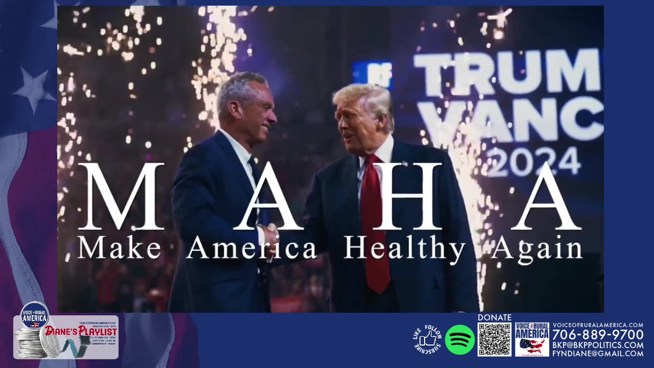 Diane’s Playlist: Robert F Kennedy’s Journey To Make America Healthy Again