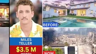 Many Hollywood celebrities lost their homes in the wildfires.