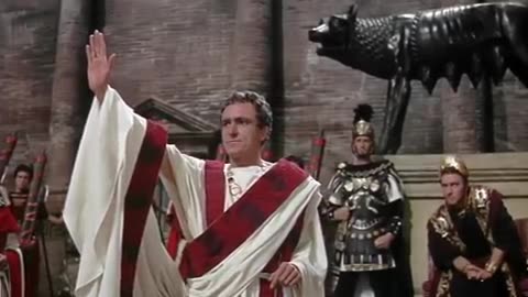 The Fall of the Roman Empire (1964) --- Senate scene