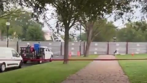 💥Cement walls going up around DC