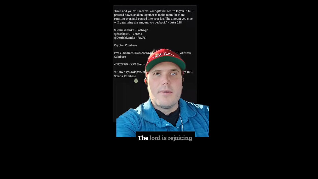 God is rejoicing over you, as he is bringing judgment to the enemy!