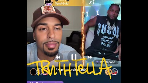 DROSKI CHECKS TF OUTTA TEMU TKO CAPONE WHILE LINED UP WITH HIM OVER 21BADBITCH THEN LINES FINESSE THEN DAREALSUPABIHH GOES LIVE THEN 21BADBITCH LIVE WITH FINESSE