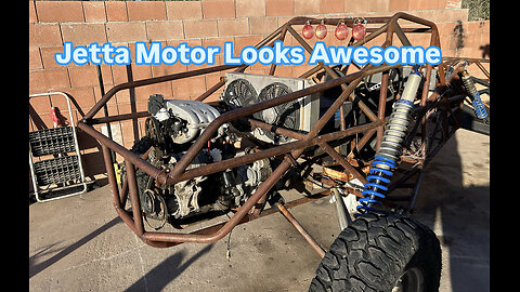 Installing a Volkswagen Jetta Motor into Frankenbuggy