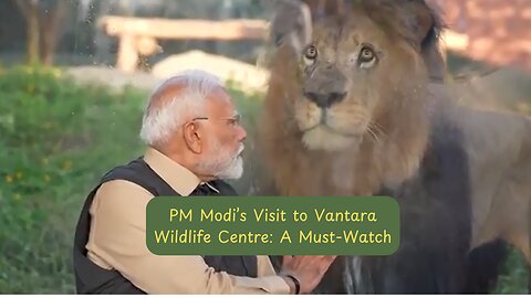 PM Modi’s Visit to Vantara Wildlife Centre: A Must-Watch!.