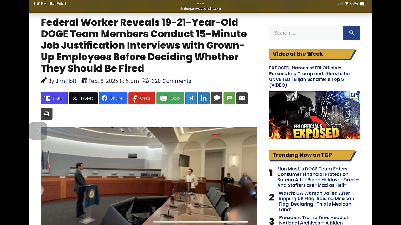 Federal Worker Reveals 19-21-Year-Old DOGE Team Members Conduct 15-Minute Job Justification Intervie