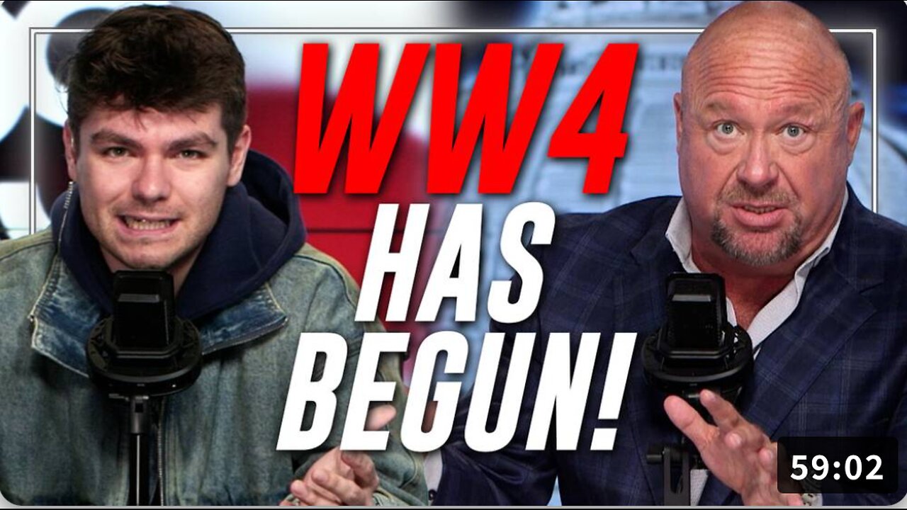 WORLD WAR 4 HAS BEGUN! Nick Fuentes Joins Alex Jones In Studio To Discuss The Most Dangerous Time In Human History!