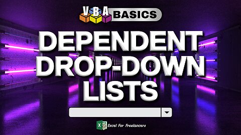 How To Create Dependent Drop Down Lists In Userforms