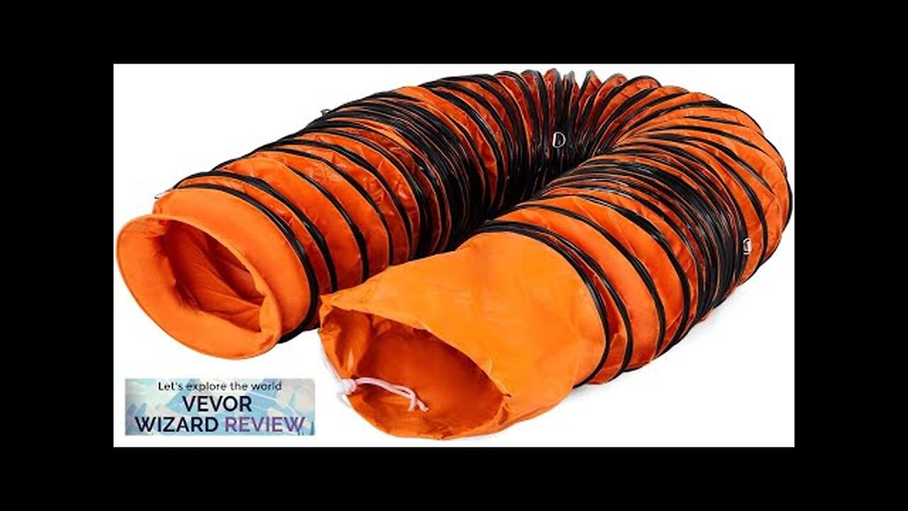 VEVOR 25ft Ducting Hose PVC Flexible Duct Hosing with S Hook Review