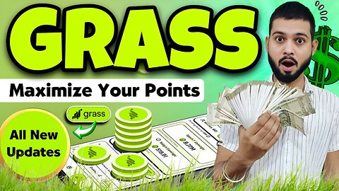 Grass Airdrop All New Updates - How To increase Your Network Points.!?