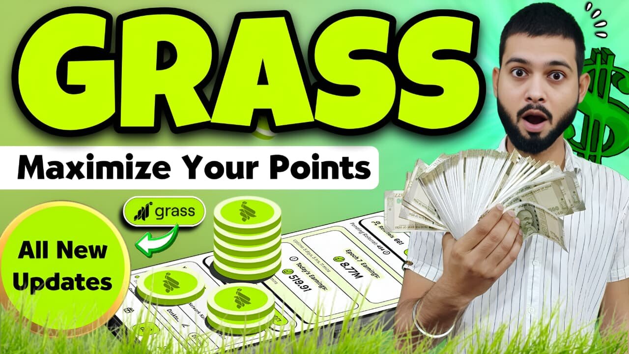 Grass Airdrop All New Updates - How To increase Your Network Points.!?