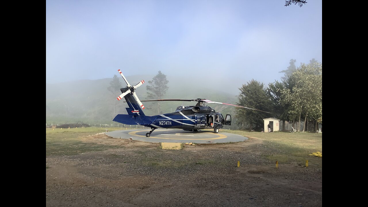 Preposition of the Blackhawk in Chile.