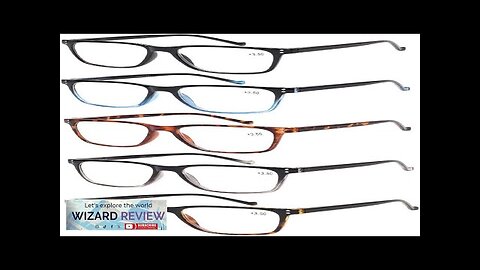 JOSCHOO 5 Pack Reading Glasses Men Women Spring Hinges Comfortable Glasses Review