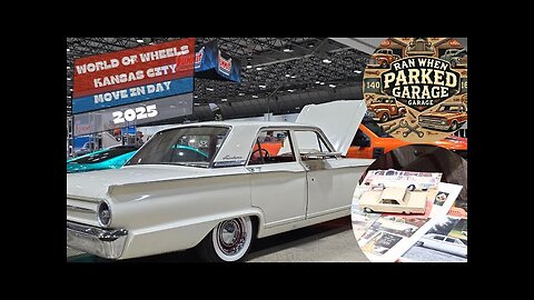 World of Wheels Kansas City 2025 LIVE: Move-In Day – Bringing in Our 1962 Ford Fairlane "Lena"!