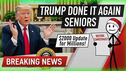 TRUMP DIVIDEND CHECK BEFORE CHISTMAS❓🎄 HERE'S WHAT WE KNOW