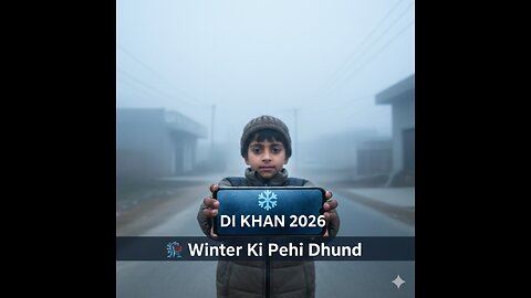 DI Khan 2026 ❄️ Winter Ki Pehli Dhund | Foggy Morning Vibes