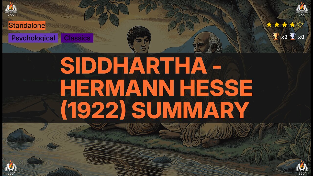 Siddhartha - Hermann Hesse (1922) Summary