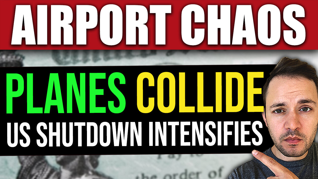 PLANES COLLIDE as Airports Grapple With Intense Government Shutdown