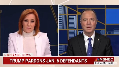 Adam Schiff Calls Trump Pardoning 1,500 January 6th Defendants 'Obscene' And 'Grotesque'