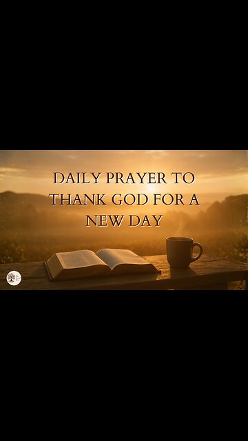 Daily Prayer to Thank God for a New Day