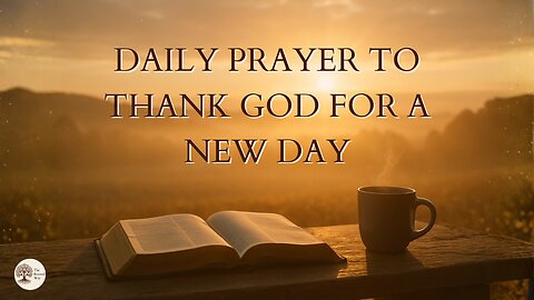 Daily Prayer to Thank God for a New Day