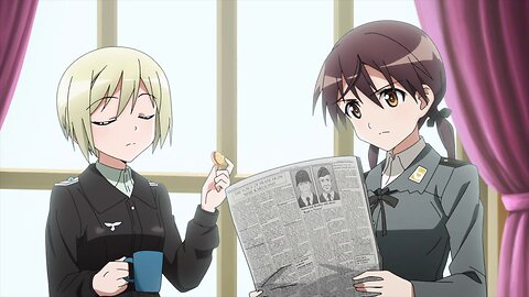 Strike Witches: Road to Berlin - newspaper