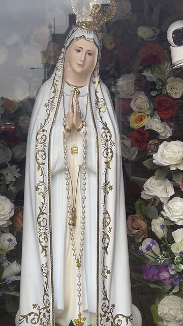 Beautiful statue of Mother Mary