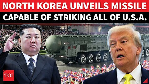 North Korea PARADES ICBM Capable Of Bombing Entire U.S. | Watch Kim Jong-un's RARE SPEECH