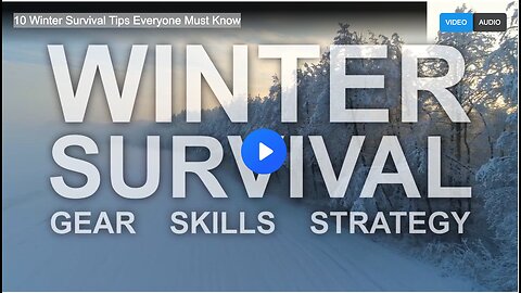10 Winter Survival Tips Everyone Must Know