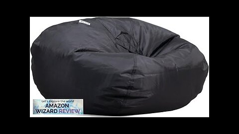 Big Joe Classic Bean Bag Chair Black Smartmax Durable Polyester Nylon Blend Review