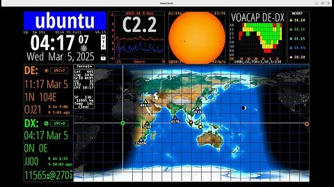 Spaceweather Propagation Atomic Clock