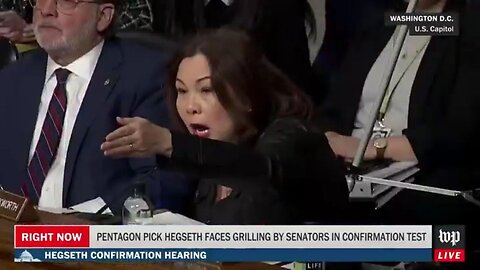 ANOTHER One Bites The Dust: Pete Hegseth Does SO Well Schooling Tammy Duckworth She Starts YELLING