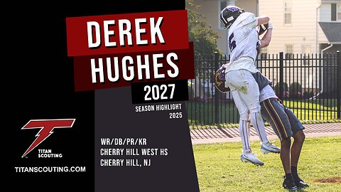Derek Hughes (WR/DB/PR/KR) - Football Athlete Marketing Video 2025