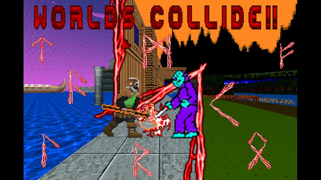 REKKR Viking Vs Jason Voorhees (Friday the 13th, combined Doom mods)