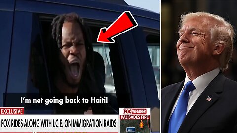 Haitian ILLEGAL ALIEN screams F**K TRUMP as ICE ARREST him!