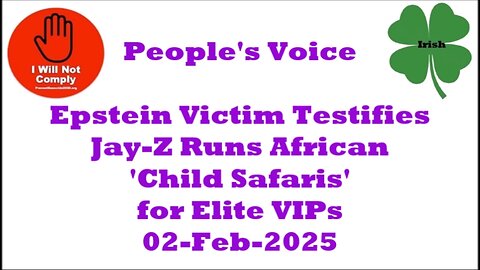 Epstein Victim Testifies Jay-Z Runs African 'Child Safaris' for Elite VIPs 02-Feb-2025