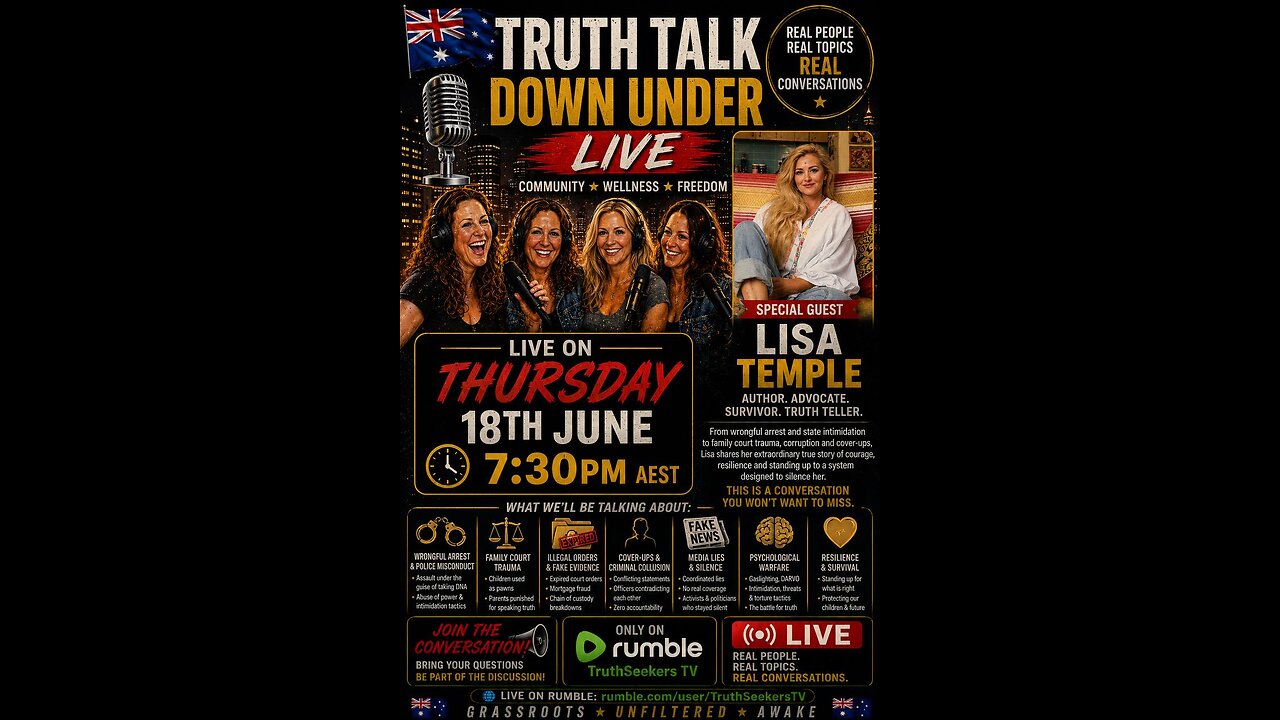 Lisa Temple & Truth Talk Down Under