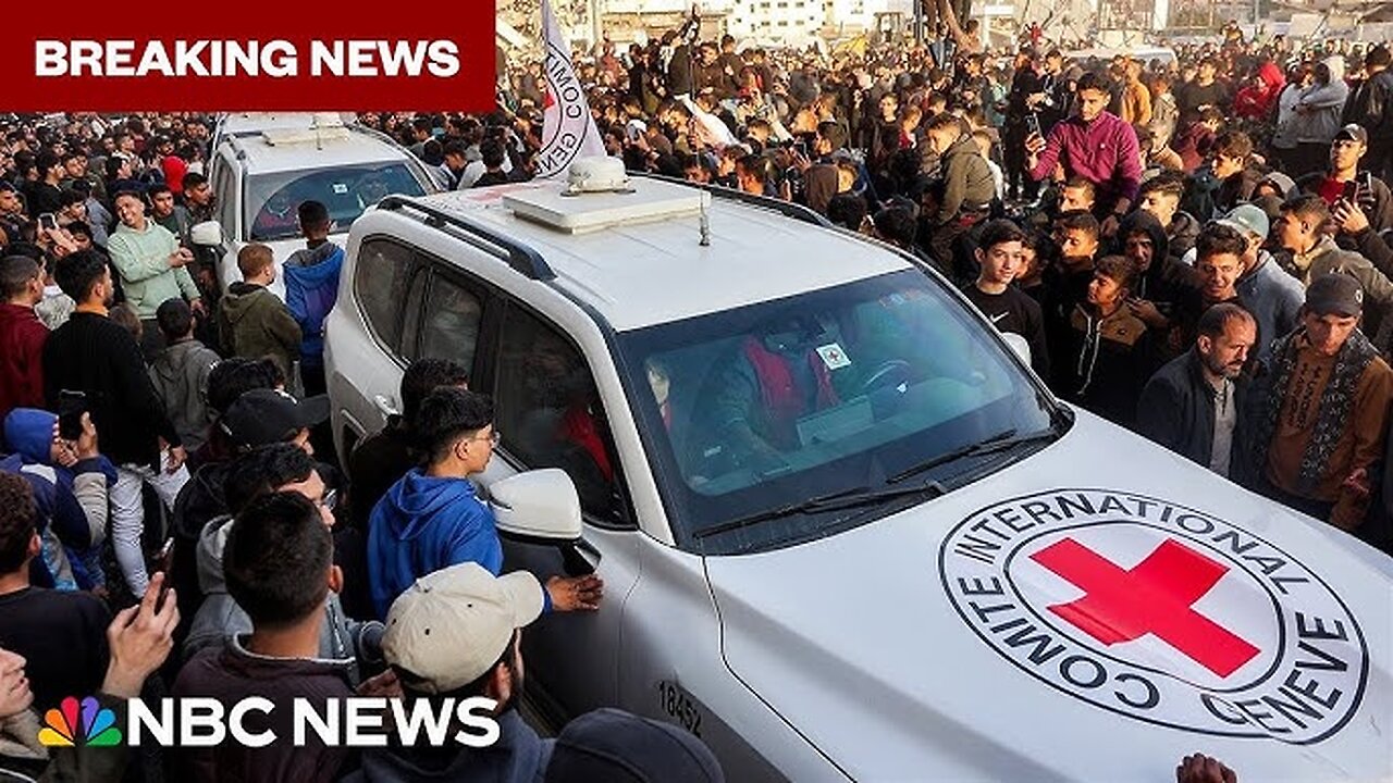 BREAKING: First three hostages released by Hamas as part of ceasefire