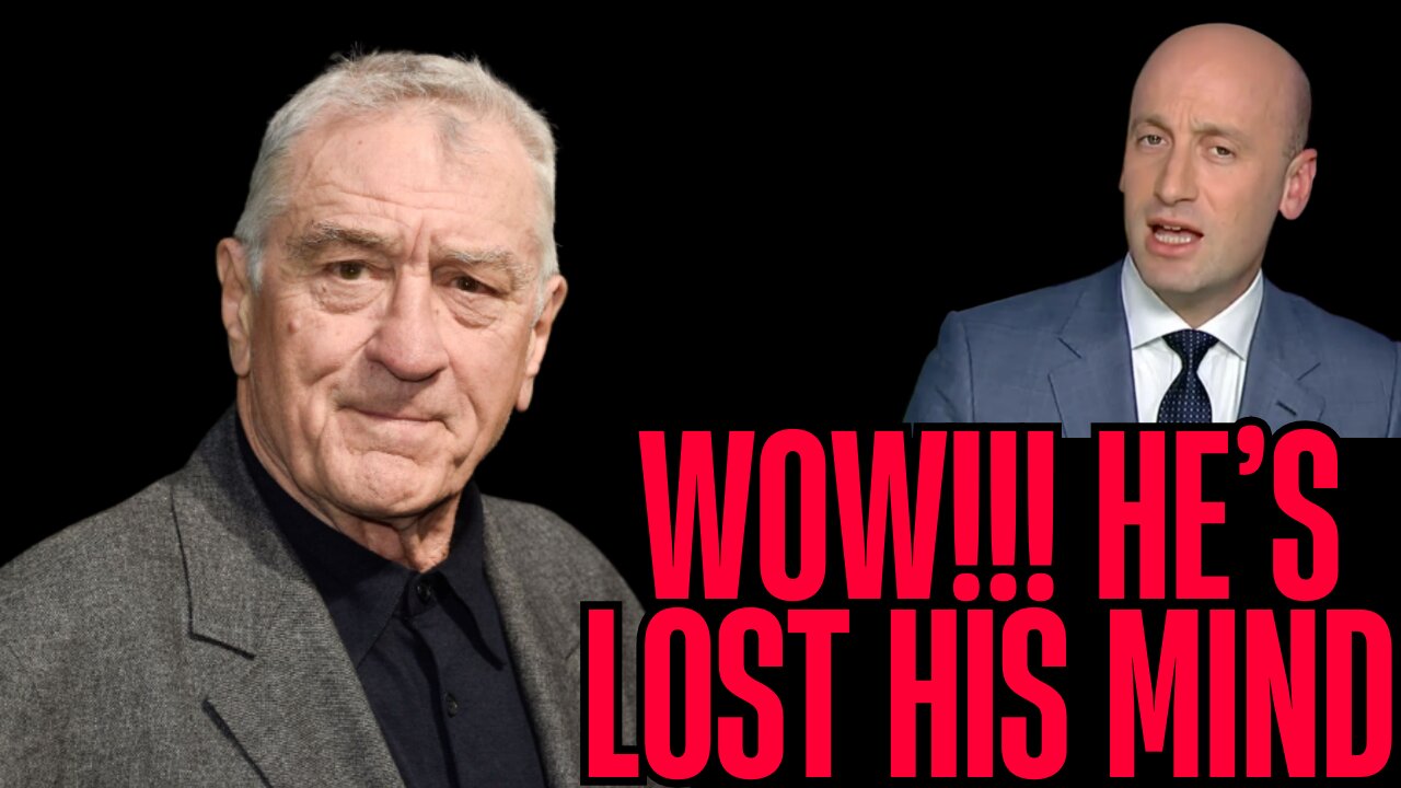Robert De Niro LOSES IT on Live TV: Attacks Trump and His Jewish Advisor