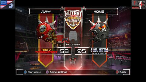 MFL Game Day 2025-2026: [Week #11] (Tokyo Terminators at Full Metal Mayhem)