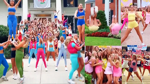 Beautiful Patriot American Girls love president Trump